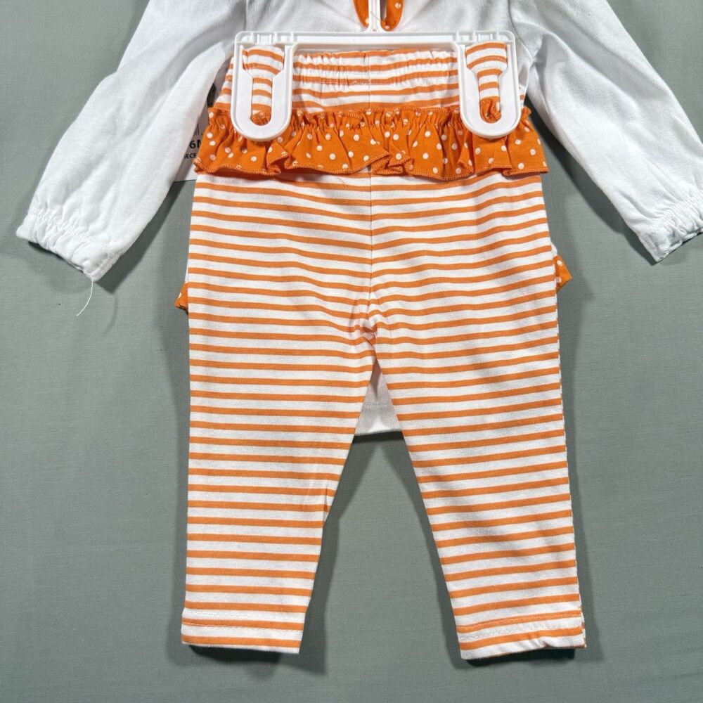 NWT Baby Essentials Halloween Ghost 4PC Outfit Set 6 Months Baby Girl - Picture 5 of 8